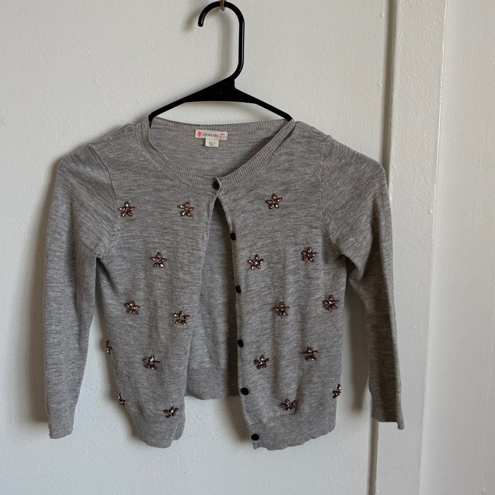 Crewcuts Gray Embellished kids Sweater